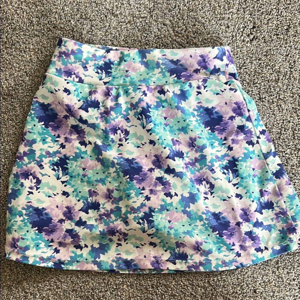 Floral Print Girl’s Atheltic Skort